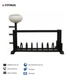 Cross Training Barbell Kettlebell Bumper Plate Storage Rack