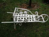 Eco-Friendly 2017 Newest White Lovely Decorative Standing Fashion Bicycle Flower Pot Stand and Decorative Outfit (PL08-5163)