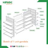 Grocery Store Shop Fitting Equipment Supermarket Display Shelves