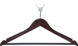 Male Trousers Hanger with Security Ring