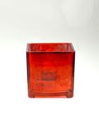 2016 New design Red Square Candle Holder