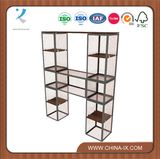 12 Shelves Triple Wall Display Fixture