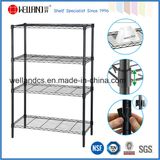 Black Light Duty Metal Storage Shelf Rack (LD9035137A4E)