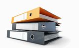 Custom Promotional Plastic Cardboard File Folder with Protative Metal Edge