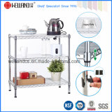 Stainless Steel 3 Layers Chrome Metal Wire Kitchen Rack