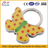 Butterfly Metal Keychain with Key Ring Holder