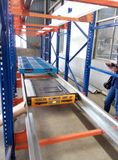 Storage Radio Shuttle Pallet Rack in Warehouse