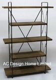 5 Tier Antique Vintage Decoration Wooden/Metal Shelf Storage