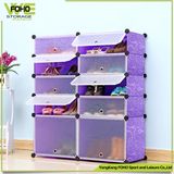 DIY Storage Stackable Covered Plastic Custom Shoe Racks for Home