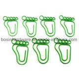 Foot Shape Custom Metal Paper Clips