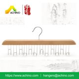 Wooden Tie & Belt Hangers with Metal Hooks (WTCH102)