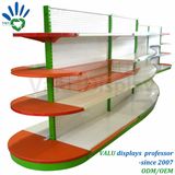 Muti Layers Metal Supermarket Floor Stand Shelving Racks