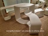 Hi Macs Acrylic Solid Surface Made Shop Display Shelving