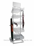 Supermarket Store Floor Type Umbrella Display Rack Removable Assembly Umbrella Stand