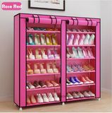 Shoe Cabinet Shoes Racks Storage Large Capacity Home Furniture DIY Simple Portable Shoe Rack (FS-03J)