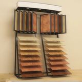 Floor Metal Display Rack for Tile Quartz Marble