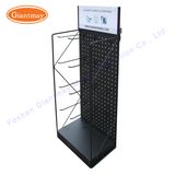 Retail Single-Side Metal Floor Hook Display Pegboard Rack