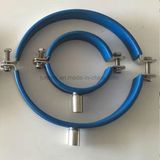 Stainless Steel Sanitary Pipe Holder with Base