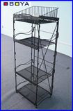 Custom Metal Floor Standing Supermarket Display Rack