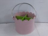 4 Compartment Metal Utensil Holder