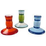 New Design Colorful Ceramic Circular Candle Holder (home decoration)