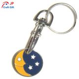 Customized Night Sky Zinc Alloy Keychain for Sale