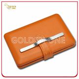 Promotional Genuine Leather and Metal Cigarette Holder