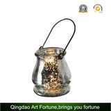 Mercury Electroplate Glass Lantern for Outdoor Garden Decoration