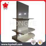 Supermarket Shelving with Round End Shelf