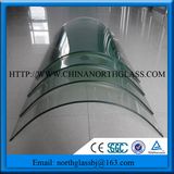 Curved Clear Tempered Glass Bent Clear Toughened Glass
