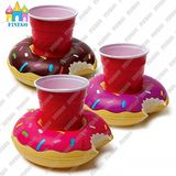 Pool Floats Inflatable Palm Tree Flamingo Umbrella Donut Drink Holder