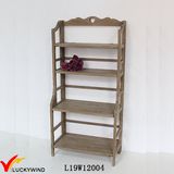 Handmade Solid Fir Wood Plant Display Flower Pot Shelf