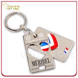 Custom High Quality Soft Enamel Debossed Logo Metal Keychain