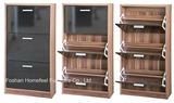 3 Drawers High Gloss Convenient Shoe Cabinet (HHSR01BT)