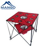 Folding Camping Picnic Table with Cooler Bag and Cup Holders (MW12015)