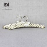 Custom Colorful Silk Satin Padded Garment Hanger