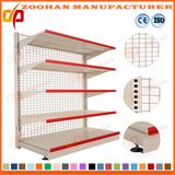 Steel Wire Mesh Back Panel Supermarket Display Shelf (Zhs125)