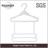 Plastic Frame Hanger with Plastic Hook for Baby Cloth