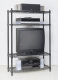 Home Style 4-Layer Chrome Wire Rack Shelving