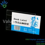 Supermarket Price Tag 70*100mm Acrylic Display Label Price Holder Price Tag