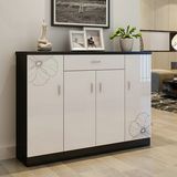 Modern Home Rack Living Room Wooden Shoes Cabinets (FS-S010)