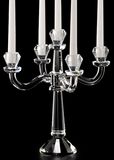 14in Crystal Diamond Candelabra