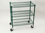 NSF Powder Coating Metal Trolley Rack for Restaurant/Hotel