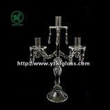 Glass Candle Holders for Table Ware with Three Posts (9.5*23*36)