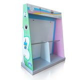 Cardboard Display Rack with Hook for Child Bib Hanging, Paper Display Rack, Pop Display