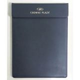 Popular MDF Customized PU Black Check in Folder