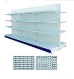 Folding Supermarket Metal Display Gondola Shelf Rack