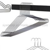 Galvanized Steel Clothes Coat Garment Metal Wire Hanger for Commercial Laundries