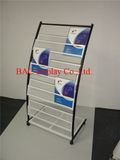 Factory Direct Supply White Powder-Coated Wire Mesh Bookshelf