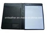 Non Zip A4 Leatherret File Folder with Pockets